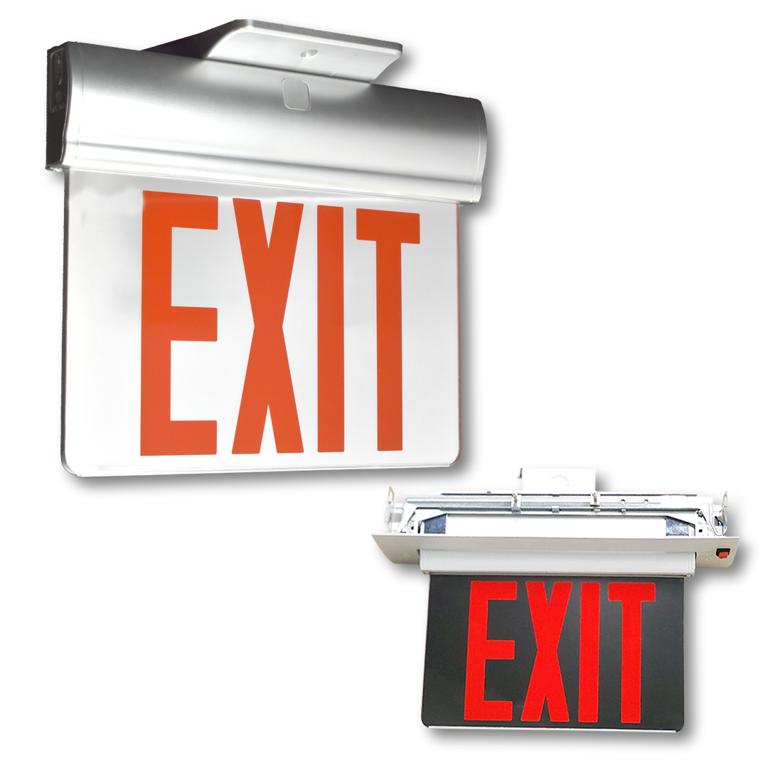 ECONOMY THERMOPLASTIC EDGELIT EXIT SIGN